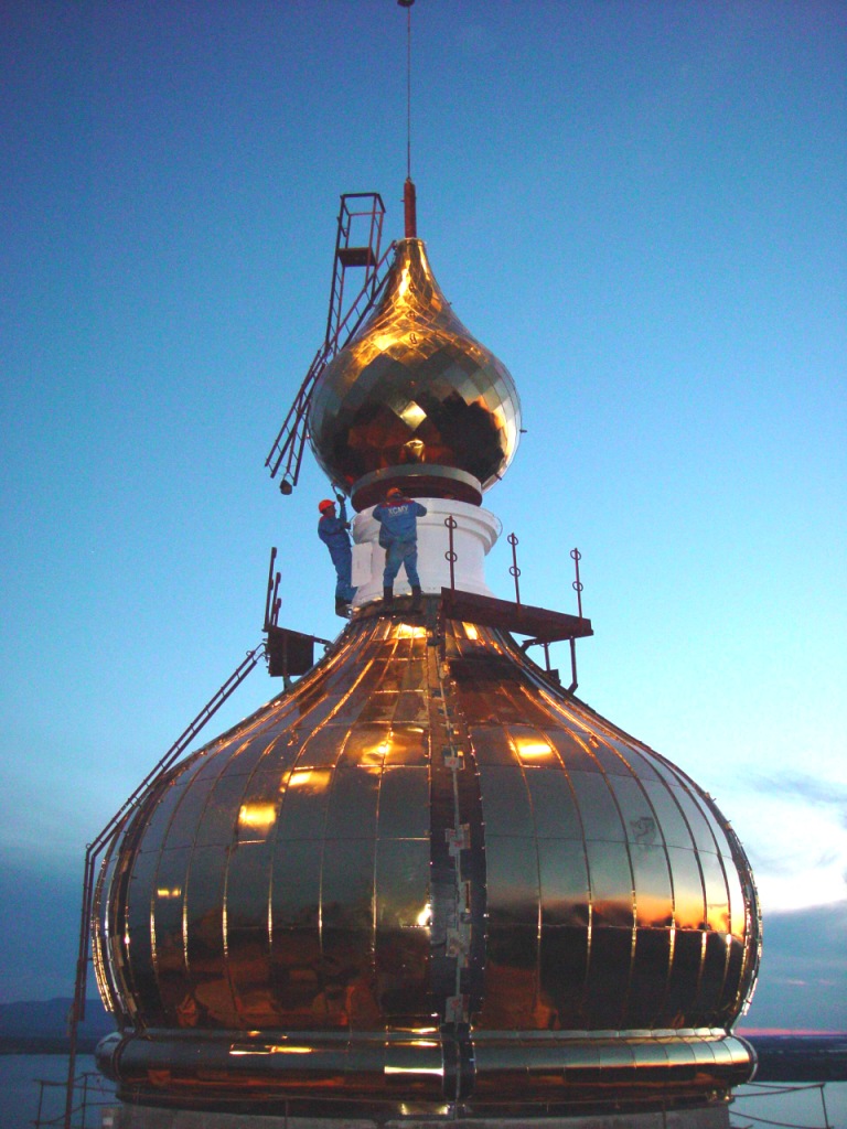 Купола Новопреображенского кафедрального собора